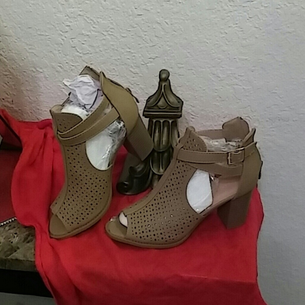 Lucita open toe heels